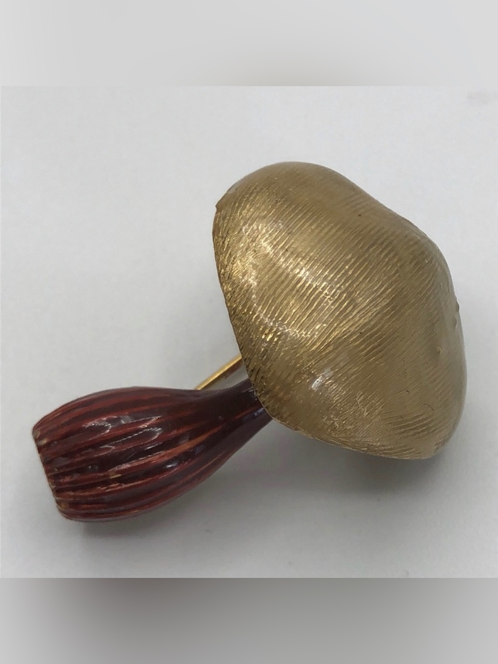 Les Bernard Inc One of a kind Mushroom Brooch Art